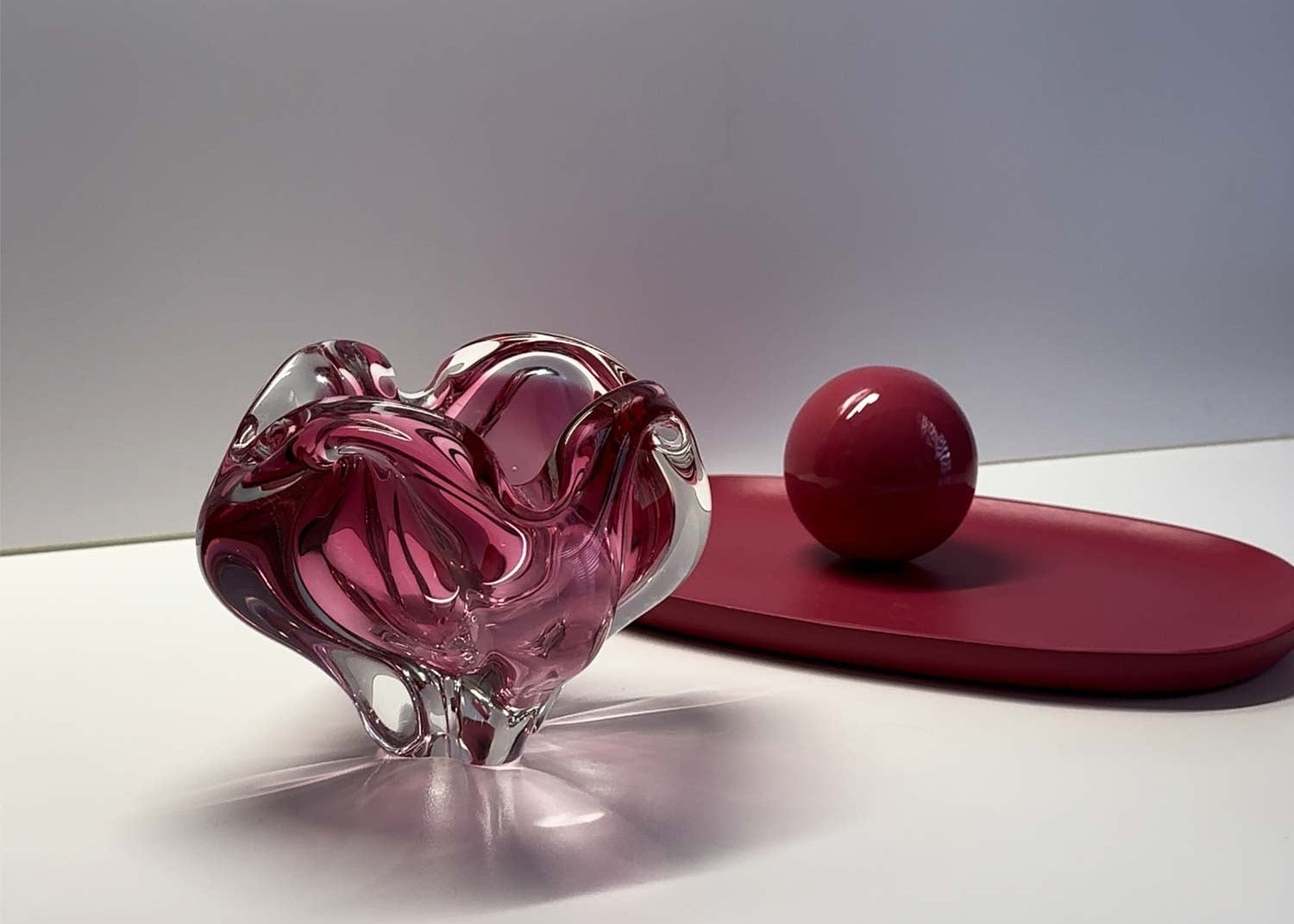 MURANO VASE PINK